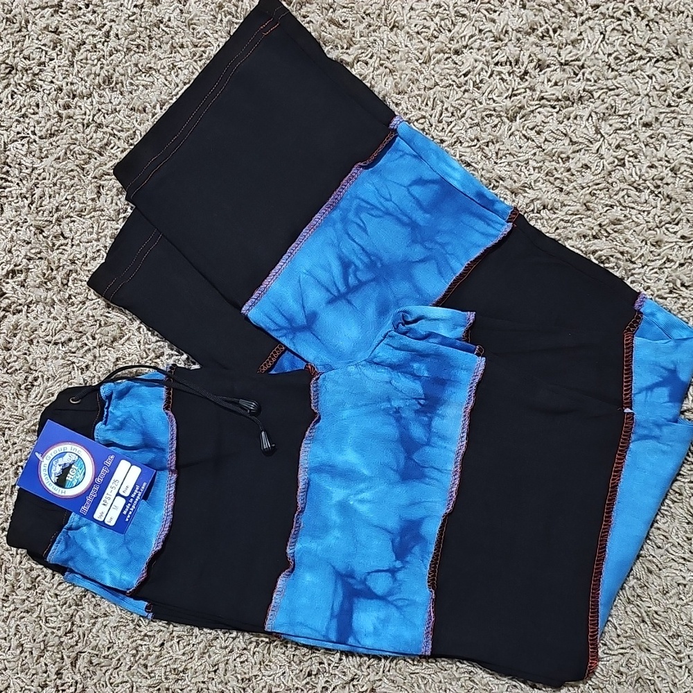 NWT Himalayan Group Inc Pants Tie Dye Pull-on Napal Boho Medium